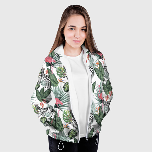 Женская куртка 3D Саванна, цвет белый - фото 4