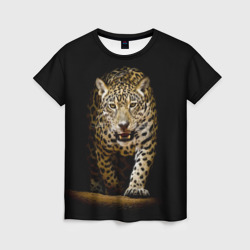 Женская футболка 3D Leopard