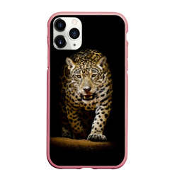 Чехол для iPhone 11 Pro Max матовый Leopard