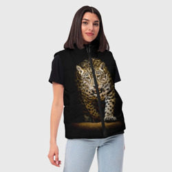 Женский жилет утепленный 3D Leopard - фото 2