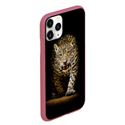 Чехол для iPhone 11 Pro Max матовый Leopard - фото 2