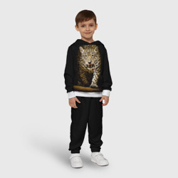 Детский костюм с толстовкой 3D Leopard - фото 2