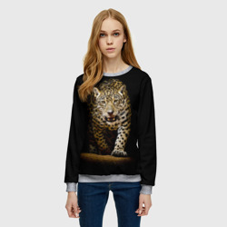 Женский свитшот 3D Leopard - фото 2