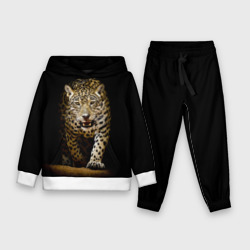 Детский костюм с толстовкой 3D Leopard