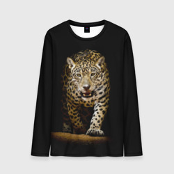 Мужской лонгслив 3D Leopard