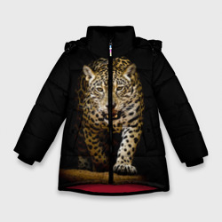 Зимняя куртка для девочек 3D Leopard