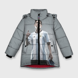 Зимняя куртка для девочек 3D Месси победитель