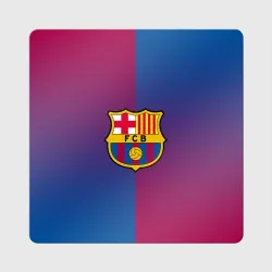 Магнит виниловый Квадрат FC Barcelona Barca ФК Барселона