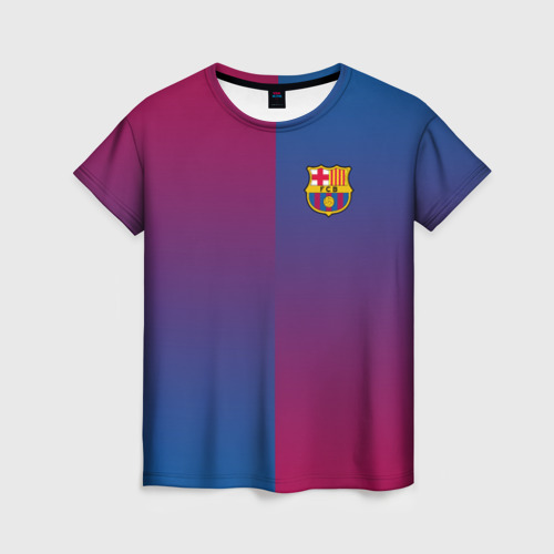 Женская Футболка FC Barca 2018 Reverse (3D)