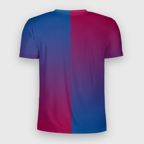 Мужская футболка 3D Slim FC Barca 2018 Reverse, цвет 3D печать - фото 2