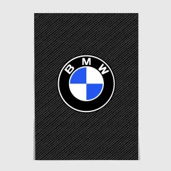 Постер BMW carbon БМВ карбон