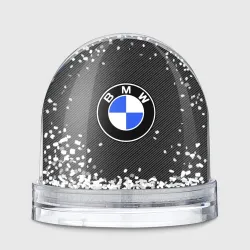 Игрушка Снежный шар BMW carbon БМВ карбон