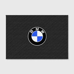 Холст прямоугольный BMW carbon БМВ карбон - фото 2