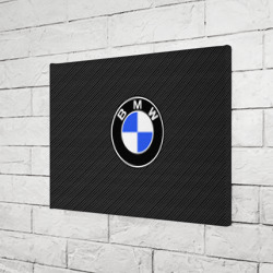Холст прямоугольный BMW carbon БМВ карбон - фото 2
