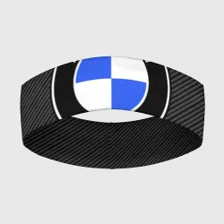 Повязка на голову 3D BMW carbon БМВ карбон