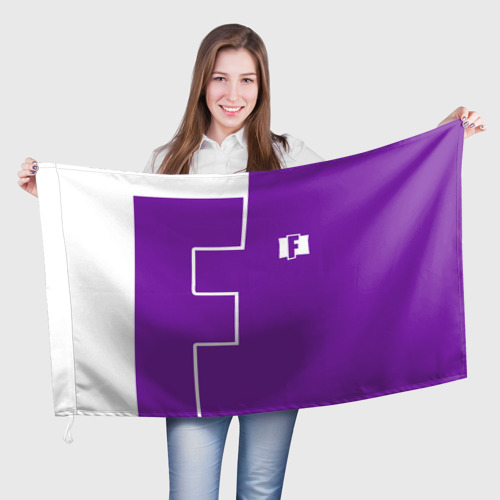 Флаг 3D FORTNITE big logo