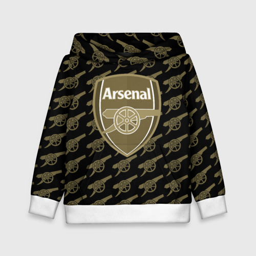 Детская толстовка 3D FC Arsenal, цвет белый