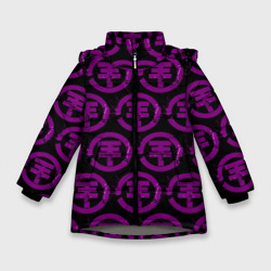 Зимняя куртка для девочек 3D Tokio Hotel 2018 logo band