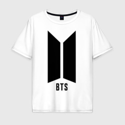 Мужская футболка хлопок Oversize BTS army