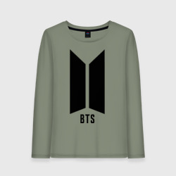 Женский лонгслив хлопок BTS army