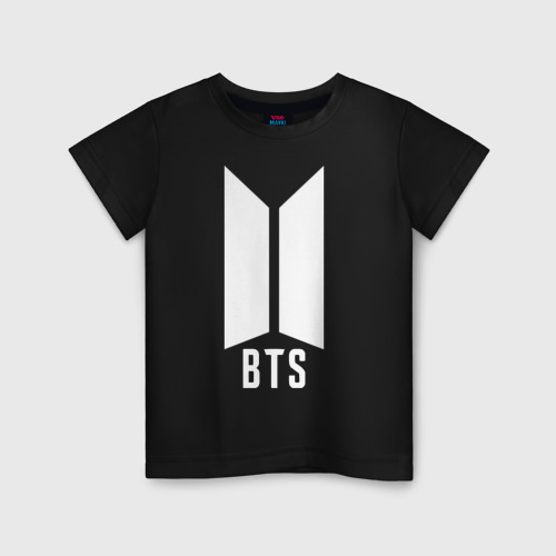 Детская футболка хлопок BTS army white