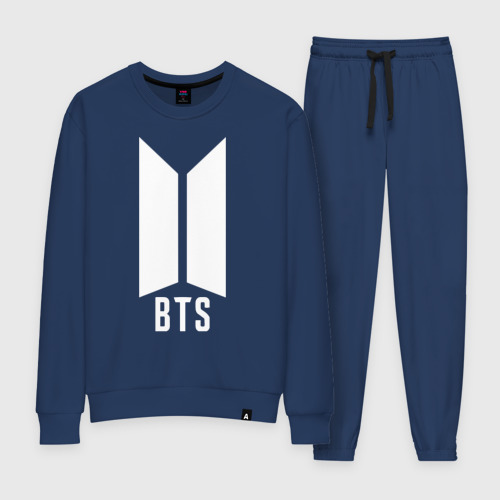 Женский костюм хлопок BTS army white