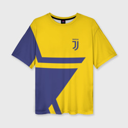 Женская футболка oversize 3D Juventus 2018 star