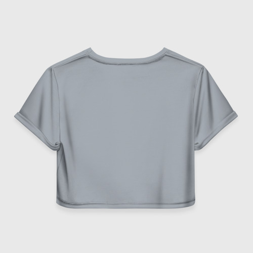 Женская футболка Crop-top 3D fa suga bts, цвет 3D печать - фото 2