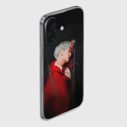 Чехол для iPhone 16 силиконовый с защитой камеры Suga BTS - фото 2