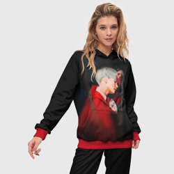 Женский костюм с толстовкой 3D Suga BTS - фото 2