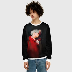 Мужской свитшот 3D Suga BTS - фото 2