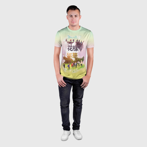 Мужская футболка 3D Slim BTS _3, цвет 3D печать - фото 4