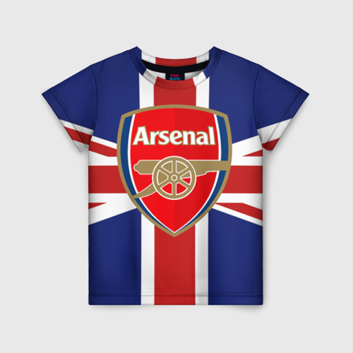 Детская футболка 3D FC Arsenal, цвет 3D печать