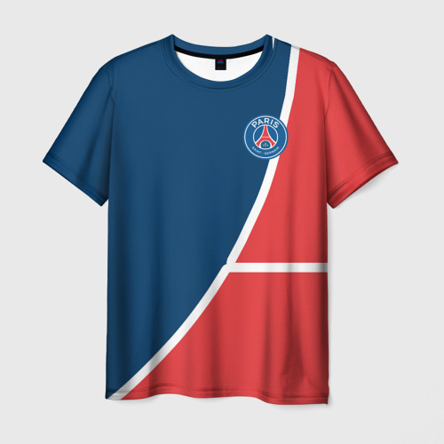 Мужская футболка 3D PSG LOGO, цвет 3D печать