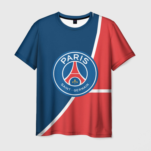 Мужская футболка 3D PSG LOGO