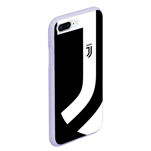 Чехол для iPhone 7Plus/8 Plus матовый Juventus 2018 Original, цвет светло-сиреневый - фото 3