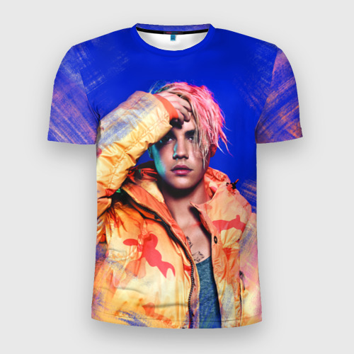 Мужская футболка 3D Slim Justin Bieber, цвет 3D печать