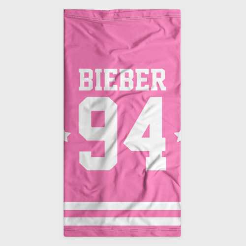 Бандана-труба 3D Bieber Team Pink, цвет 3D печать - фото 7