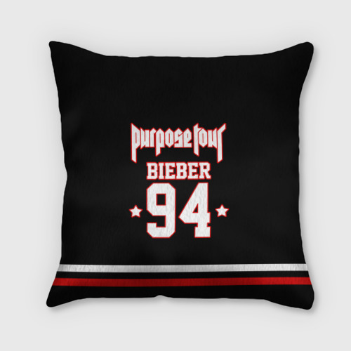 Подушка 3D Bieber Team Black