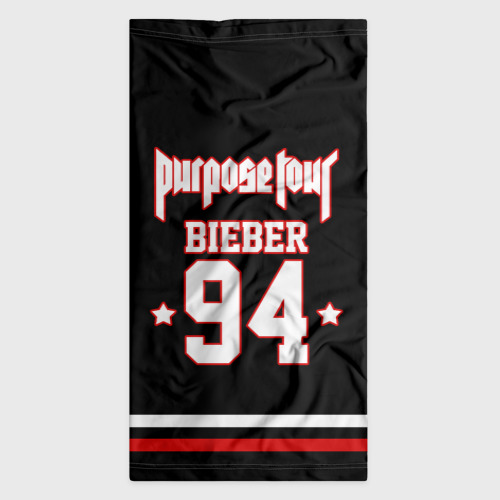 Бандана-труба 3D Bieber Team Black, цвет 3D печать - фото 7