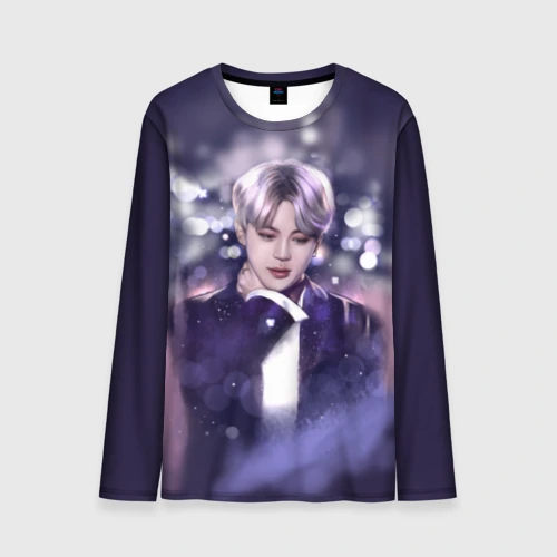 Мужской лонгслив 3D BTS Jimin