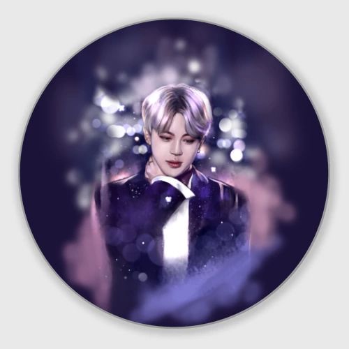 Круглый коврик для мышки BTS Jimin