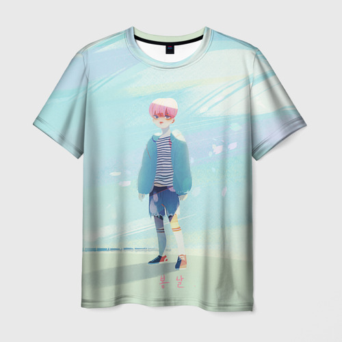 Мужская футболка 3D BTS_Jimin_4, цвет 3D печать