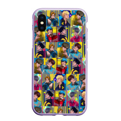 Чехол для iPhone XS Max матовый Bangtan Boys