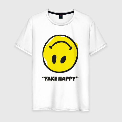 Мужская футболка хлопок Fake Happy