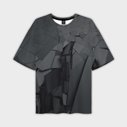 Мужская футболка oversize 3D Mirror abstraction collection