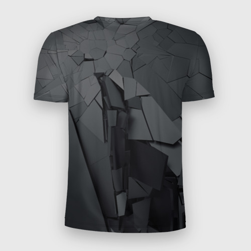Мужская футболка 3D Slim Mirror abstraction collection, цвет 3D печать - фото 2