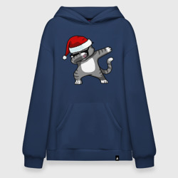 Худи SuperOversize хлопок Dab Cat Santa