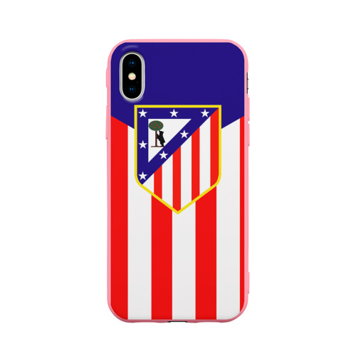 Чехол для iPhone X матовый Atletico Madrid