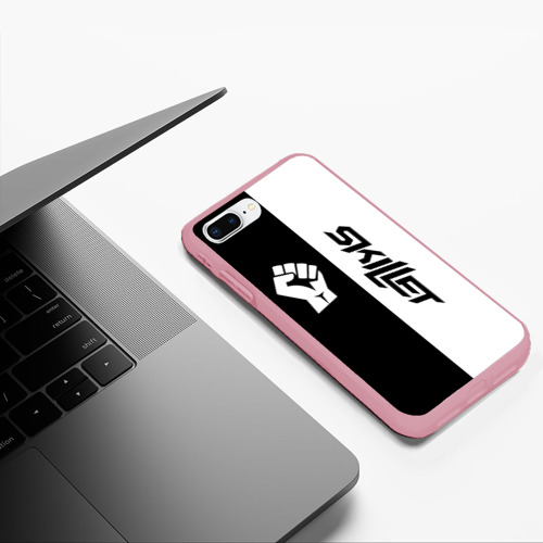 Чехол для iPhone 7Plus/8 Plus матовый Skillet, цвет баблгам - фото 5